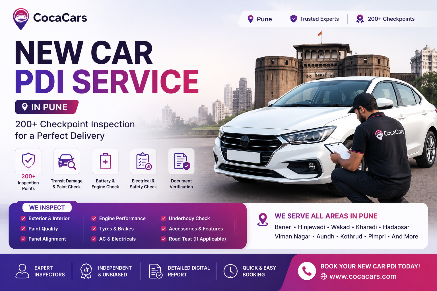 New Car PDI Service in Pune