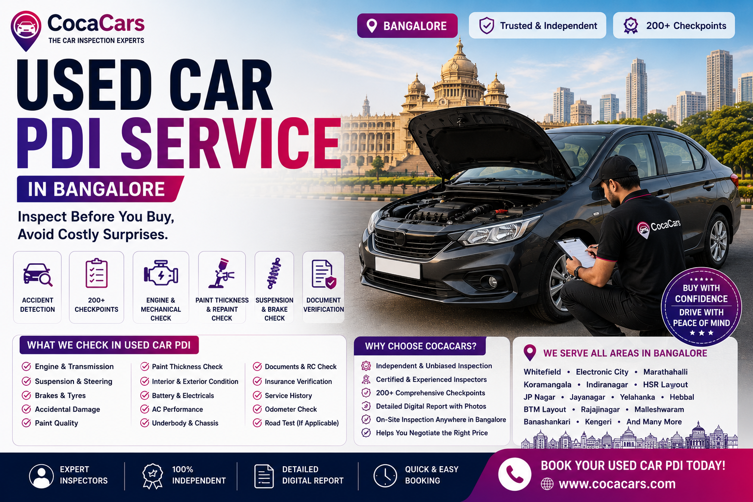 Used Car PDI Service in Bangalore
