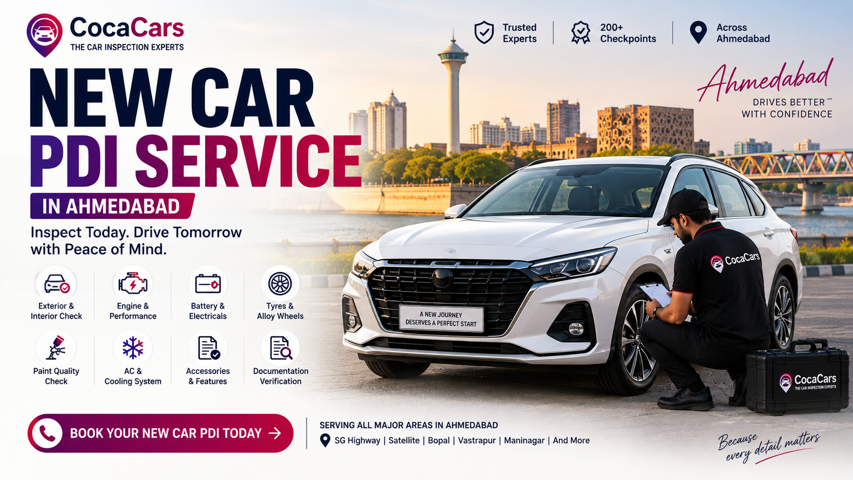 New Car PDI Service in Ahmedabad