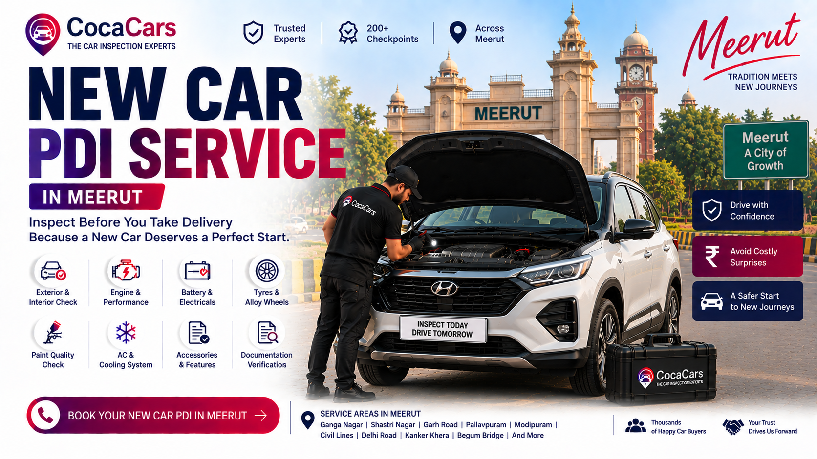 New Car PDI Service in Meerut